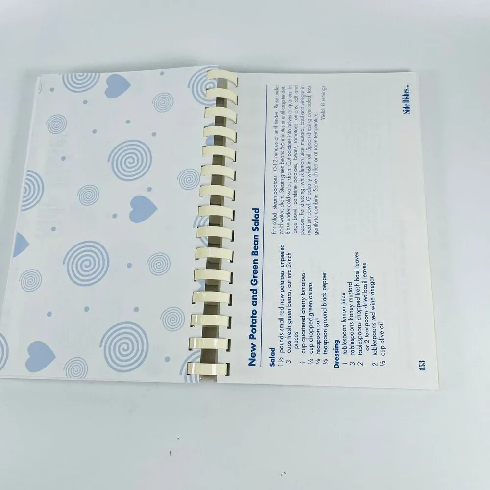 Vintage Pampered Chef Recipes From The Heart 90s 1997 Cookbook Spiral Bound